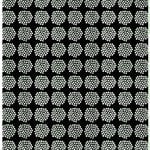 Puketti fabric, black - green - white Puketti fabric, black - green - white