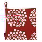 Puketti pot holder, red - dark blue - white Puketti pot holder, red - dark blue - white