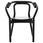 Dining chairs, Knot chair, black, Black