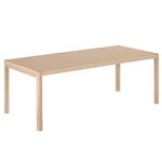 Dining tables, Workshop table, 200 x 92 cm, oak - oak veneer, Natural