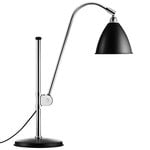 Lampes de table, Lampe à poser Bestlite BL1, chrome - noir, Noir