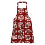 Puketti apron, red - dark blue - white Puketti apron, red - dark blue - white