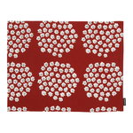 Puketti coated cotton placemat, red - dark blue - white Puketti coated cotton placemat, red - dark blue - white