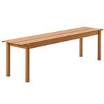 Outdoor benches, Linear Steel bench 170 cm, burnt orange, Orange