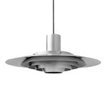 Pendant lamps, P376 KF2 pendant, aluminium, Silver