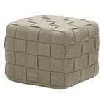 Patio chairs, Cube footstool, taupe, Beige