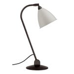 Desk lamps, Bestlite BL2 table lamp, black brass - classic white, Black & white