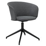 Kendo swivel chair, graphite - black