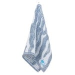 Aallonmurtaja hand towel, white - blue