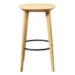 Minus Tio Audrey bar stool 65 cm, lacquered oak - black