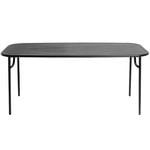 Patio tables, Week-end table, 85 x 180 cm, black, Black