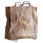Helsinki paper bag holder, silver Helsinki paper bag holder, silver