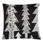 Kuusikossa tyynynpäällinen 45 x 45 cm, musta - valkoinen Kuusikossa tyynynpäällinen 45 x 45 cm, musta - valkoinen