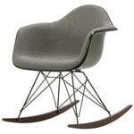 Eames RAR keinutuoli, verhoiltu, harmaa/musta Eames RAR keinutuoli, verhoiltu, harmaa/musta