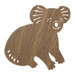 Koala wall lamp, smoked oak Koala wall lamp, smoked oak