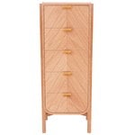 Sideboards & dressers, Marius chest of drawers, narrow, oak, Natural