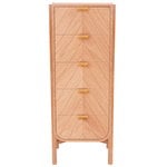 Hartô Marius chest of drawers, narrow, oak