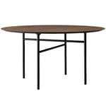 Dining tables, Snaregade table, round, 138 cm, dark stained oak, Brown