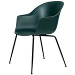 Bat chair, dark green - black base Bat chair, dark green - black base