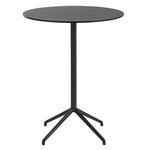 Tables de salle à manger, Table de bar Still Cafe 75 cm, h. 95 cm, noir, Noir