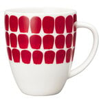 Tasses et mugs, Mug 24h Tuokio, 0,34 l, rouge, Blanc