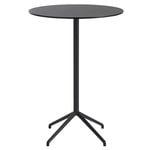 Tables de salle à manger, Table de bar Still Cafe 75 cm, h. 105 cm, noir , Noir