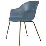 Bat tuoli, smoke blue - antiikkimessinkijalat Bat tuoli, smoke blue - antiikkimessinkijalat