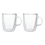 Bistro doublewall mug, 0,3 L, 2 pcs, clear