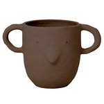 Mus plant pot, large, red brown Mus plant pot, large, red brown