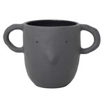Mus plant pot, large, dark grey Mus plant pot, large, dark grey
