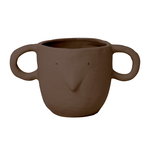 Mus plant pot, small, red brown Mus plant pot, small, red brown