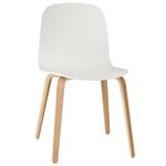 Visu chair, wood base, white-oak, PU lacquer Visu chair, wood base, white-oak, PU lacquer