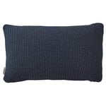 Cuscini e coperte, Cuscino Divine, 32 x 52 x 12 cm, blu notte, Blu