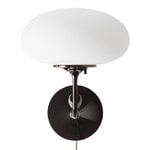 GUBI Stemlite wall lamp, black chrome