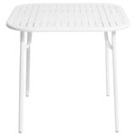 Patio tables, Week-end table, 85 x 85 cm, white, White