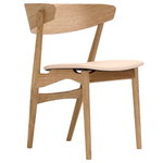 No 7 chair, oiled oak - honey leather No 7 chair, oiled oak - honey leather