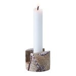 Gap single candleholder, brown crackle Gap single candleholder, brown crackle