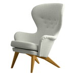 Fauteuils, Fauteuil lounge Siesta, chêne - beige Orsetto 012, Beige