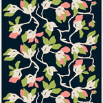 Mielitty cotton/linen fabric, dark blue Mielitty cotton/linen fabric, dark blue