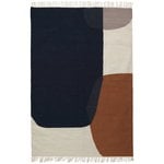 Tapis en laine, Tapis kilim, Merge, 160 x 250 cm, Multicolore