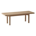 Coffee tables, Studio coffee table, light lacquered oak, Natural