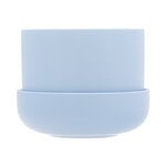 Iittala Nappula plant pot with saucer, S, aqua