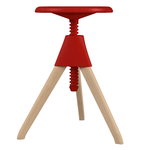 Magis Jerry stool, beech - red