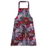 Pieni Siirtolapuutarha apron, white-red-dark blue Pieni Siirtolapuutarha apron, white-red-dark blue