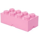 Säilyttimet, Lego Storage Brick 8 säilytyslaatikko, vaaleanpunainen, Vaaleanpunainen