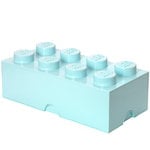 Aufbewahrungsbehälter, Lego Storage Brick 8, aquamarin, Hellblau