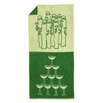 Moomin Arabia Moomin bath towel, 70 x 140 cm, Hattifatteners green
