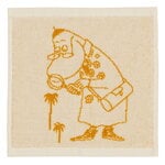 Moomin Arabia Moomin towel, 25 x 25 cm, Hemulen ochre