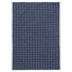 Hale tea towel, dark blue - off white