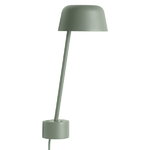 Muuto Lean wall lamp, dusty green